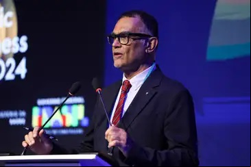 O presidente da Fiocruz, Mario Moreira, durante a Cúpula Global de Preparação para Pandemias 2024, no Rio - Tomaz Silva/Agência Brasil