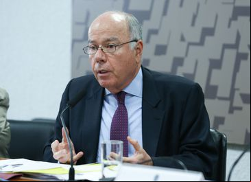 Chanceler brasileiro durante audiência pública na Comissão de Relações Exteriores do Senado - Lula Marques/ Agência Brasil